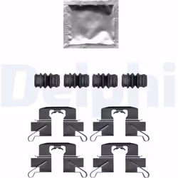 Kit d'accessoires, plaquette de frein DELPHI LX0696