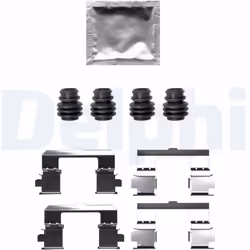 Kit d'accessoires, plaquette de frein DELPHI LX0697