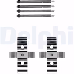 Kit d'accessoires, plaquette de frein DELPHI LX0702