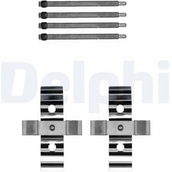 Kit d'accessoires, plaquette de frein DELPHI LX0702