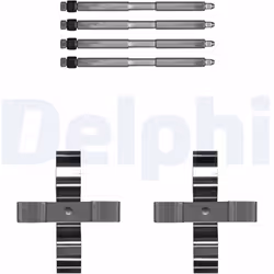 Kit d'accessoires, plaquette de frein DELPHI LX0703