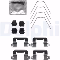 Kit d'accessoires, plaquette de frein DELPHI LX0711