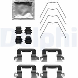 Kit d'accessoires, plaquette de frein DELPHI LX0711