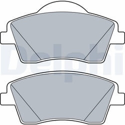 Jeu de plaquettes de frein DELPHI LP3528, avant