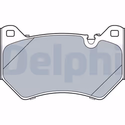 Jeu de plaquettes de frein DELPHI LP3529, avant