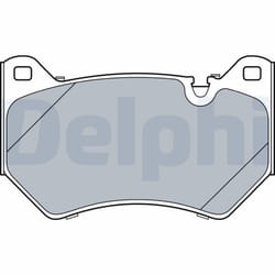 Jeu de plaquettes de frein DELPHI LP3529, avant