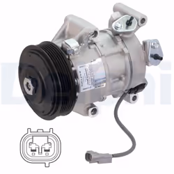 Compresseur de climatisation DELPHI CS20582 - Vue supplémentaire 5
