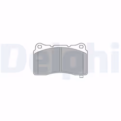 Jeu de plaquettes de frein DELPHI LP3575, avant