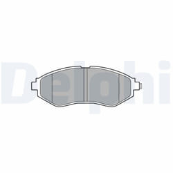 Jeu de plaquettes de frein DELPHI LP3594, avant