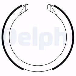 Jeu de mâchoires de frein à main DELPHI LS2169