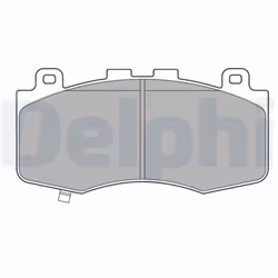 Jeu de plaquettes de frein DELPHI LP3631, avant
