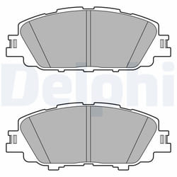 Jeu de plaquettes de frein DELPHI LP3647, avant