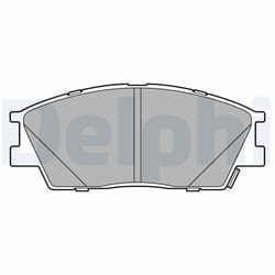 Jeu de plaquettes de frein DELPHI LP3645, avant