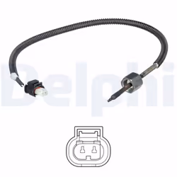 Palpeur, température des gaz DELPHI TS30222 - Vue supplémentaire 2