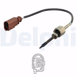 Palpeur, température des gaz DELPHI TS30262 - Vue supplémentaire 2
