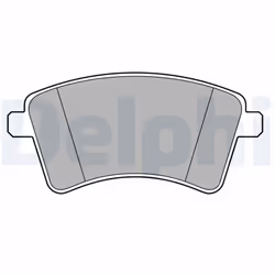 Jeu de plaquettes de frein DELPHI LP3715, avant