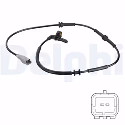 Capteur, vitesse de roue DELPHI SS20761