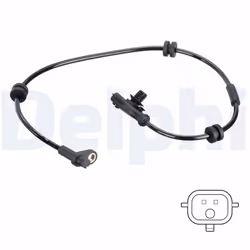 Capteur, vitesse de roue DELPHI SS20766 - Vue supplémentaire 3