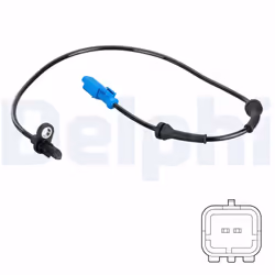 Capteur, vitesse de roue DELPHI SS20769