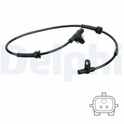 Capteur, vitesse de roue DELPHI SS20777