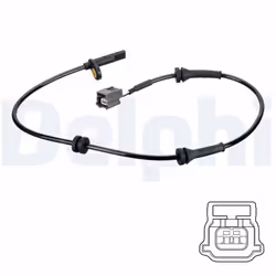 Capteur, vitesse de roue DELPHI SS20796