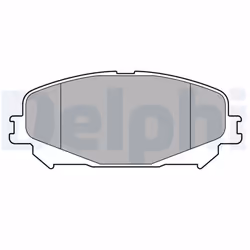 Jeu de plaquettes de frein DELPHI LP3734, avant