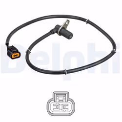 Capteur, vitesse de roue DELPHI SS20618