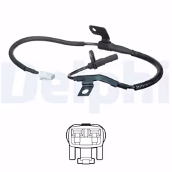 Capteur, vitesse de roue DELPHI SS20621
