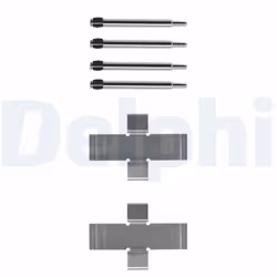 Kit d'accessoires, plaquette de frein DELPHI LX0006
