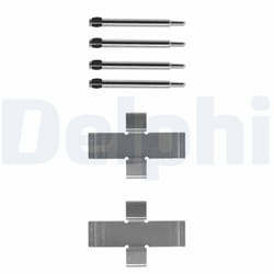 Kit d'accessoires, plaquette de frein DELPHI LX0006