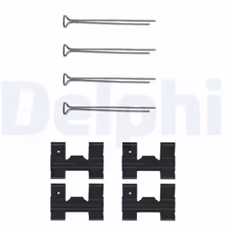 Kit d'accessoires, plaquette de frein DELPHI LX0023