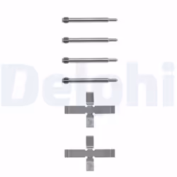 Kit d'accessoires, plaquette de frein DELPHI LX0039