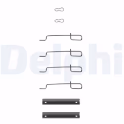 Kit d'accessoires, plaquette de frein DELPHI LX0044