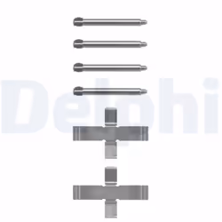 Kit d'accessoires, plaquette de frein DELPHI LX0070
