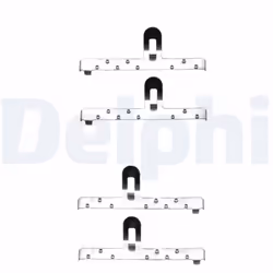 Kit d'accessoires, plaquette de frein DELPHI LX0071