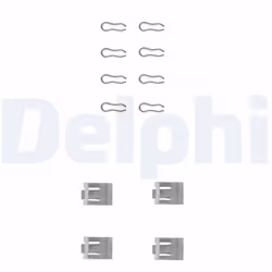 Kit d'accessoires, plaquette de frein DELPHI LX0075