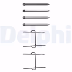 Kit d'accessoires, plaquette de frein DELPHI LX0081