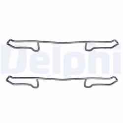 Kit d'accessoires, plaquette de frein DELPHI LX0108