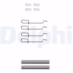 Kit d'accessoires, plaquette de frein DELPHI LX0113