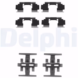 Kit d'accessoires, plaquette de frein DELPHI LX0130