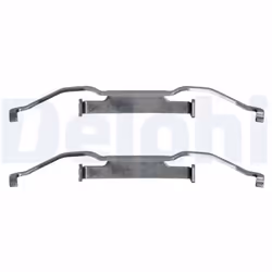 Kit d'accessoires, plaquette de frein DELPHI LX0153