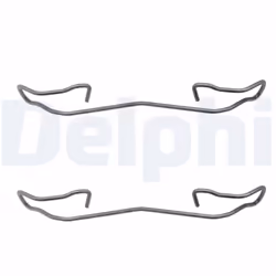 Kit d'accessoires, plaquette de frein DELPHI LX0167