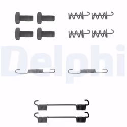 Kit d'accessoires, Mâchoires de frein de stationnement DELPHI LY1104