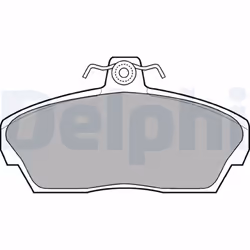 Jeu de plaquettes de frein DELPHI LP911, avant