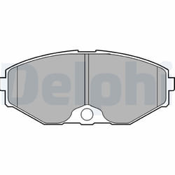 Jeu de plaquettes de frein DELPHI LP1058, avant