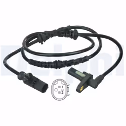 Capteur, vitesse de roue DELPHI SS20367
