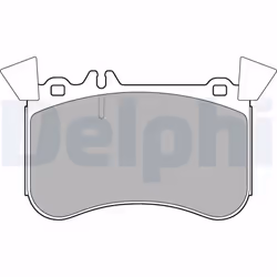 Jeu de plaquettes de frein DELPHI LP3242, avant