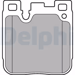Jeu de plaquettes de frein DELPHI LP3249, arrière