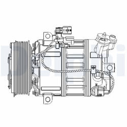 Compresseur de climatisation DELPHI CS20477