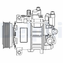 Compresseur de climatisation DELPHI CS20474